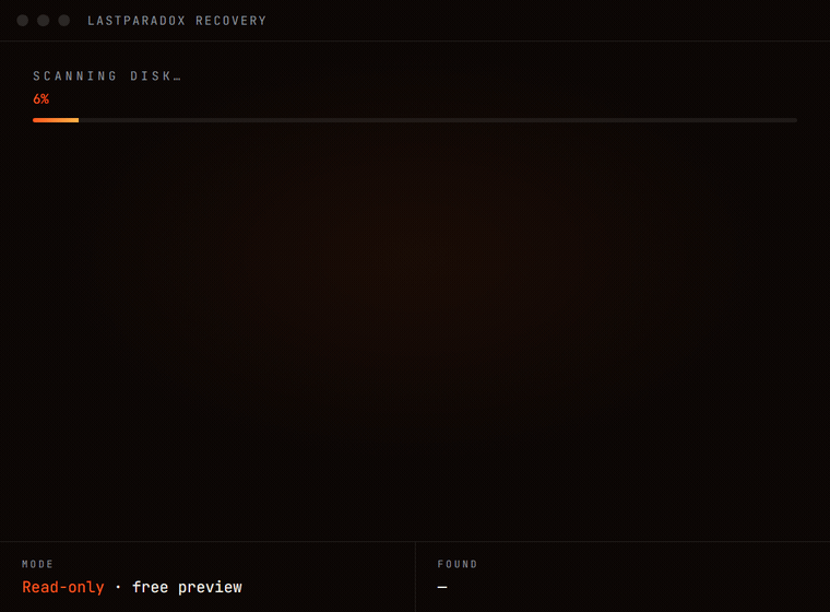 LastParadox Recovery — file recovery